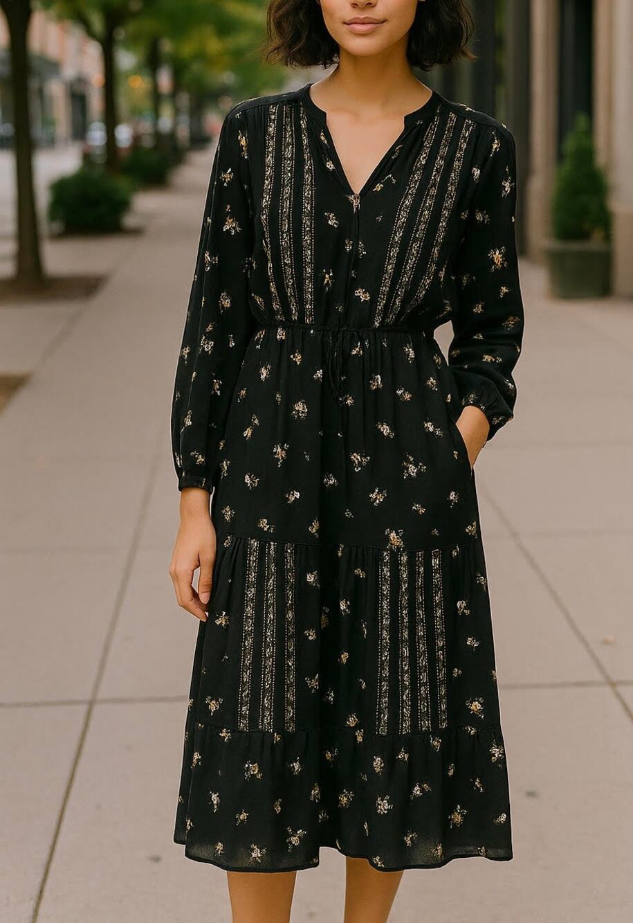 Dolan Santos Dress Black Dolman Size XS